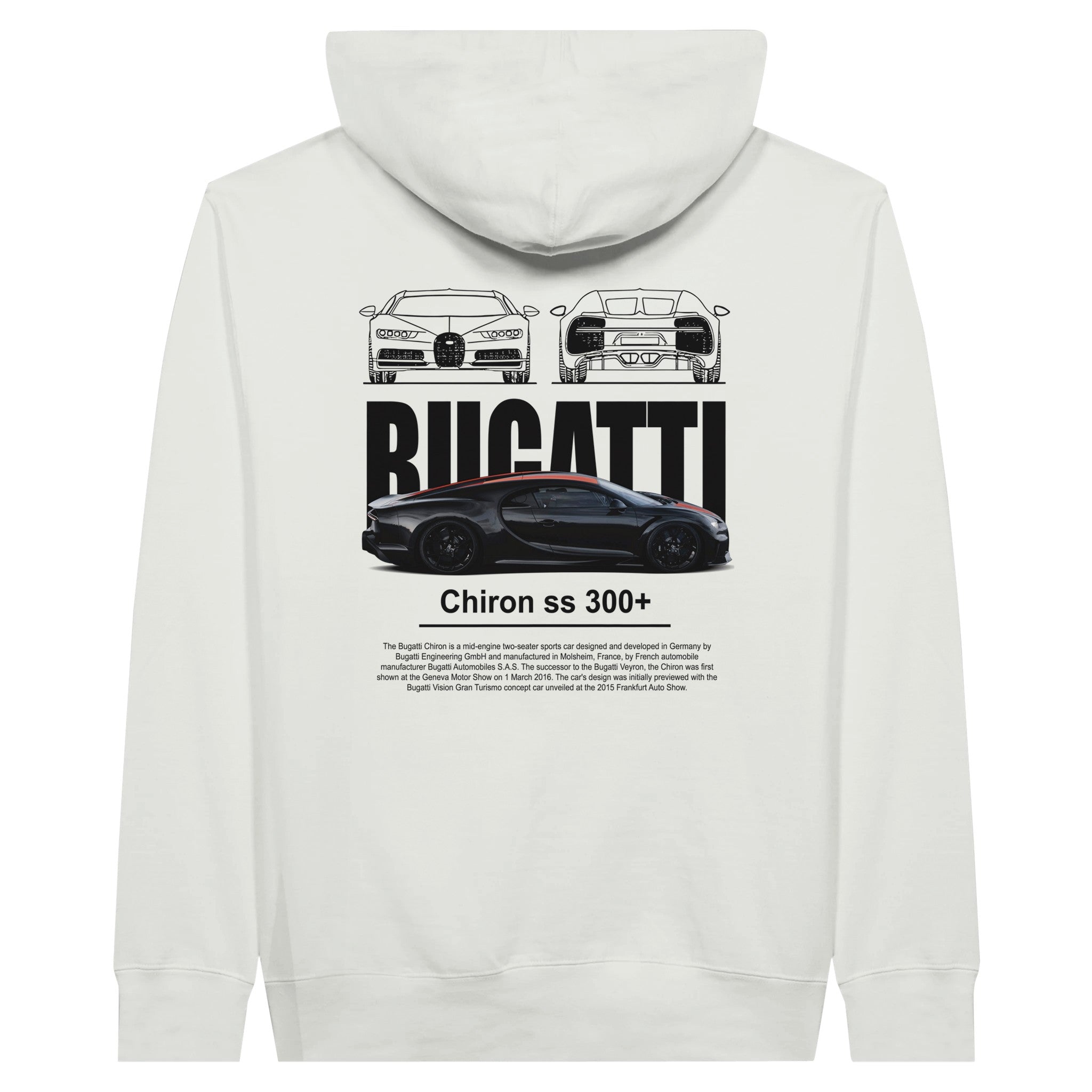 Bugatti Chiron SS 300 Hoodie Verdeyen Studio s