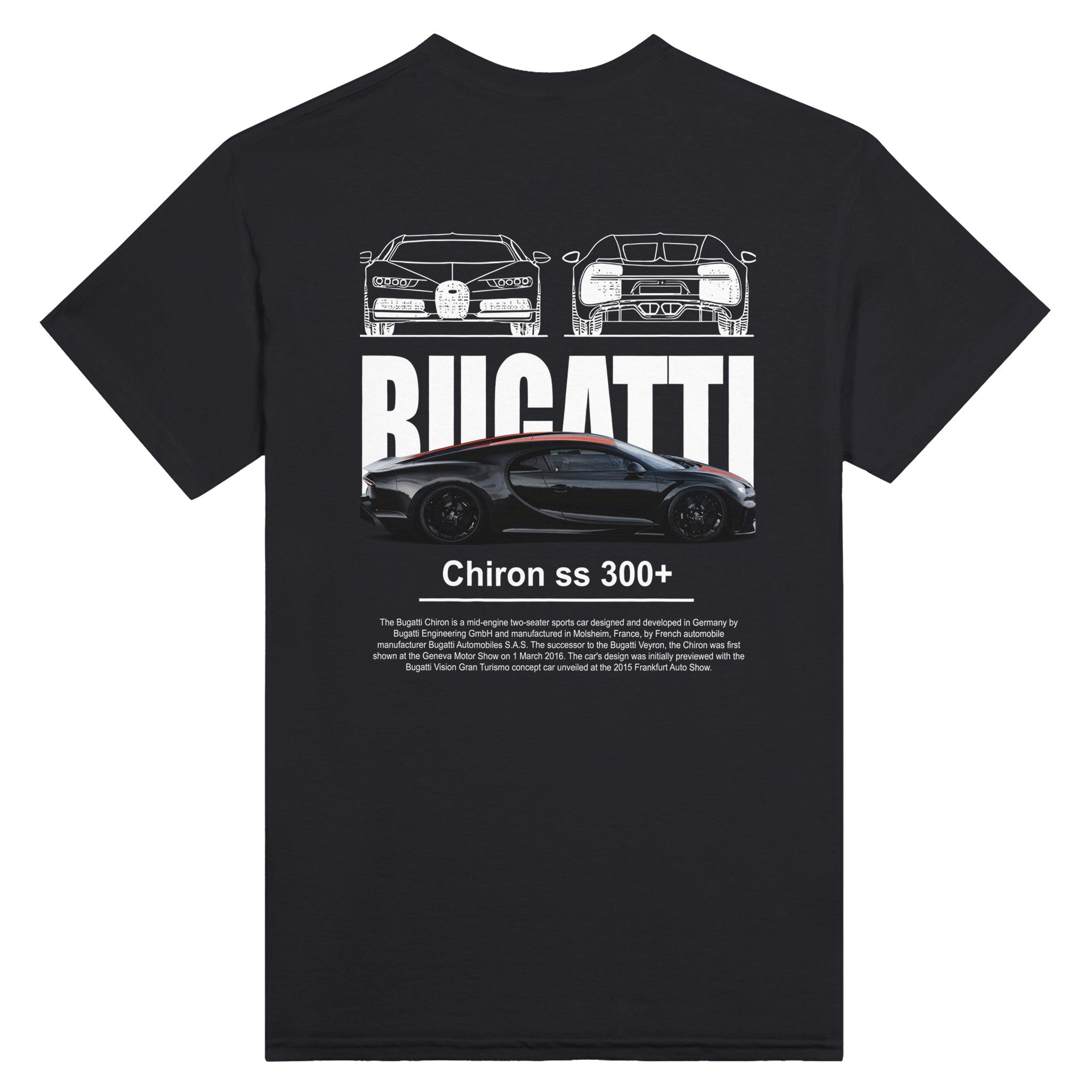 Bugatti Chiron SS 300 T shirt Verdeyen Studio s